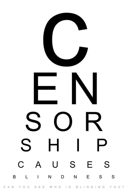 Censorship causes blindness