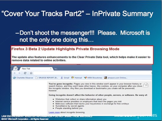 Microsoft Law Enforcement InPrivate 3